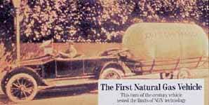 A Natural Gas Vehicle of the 1930's Source: NGSA